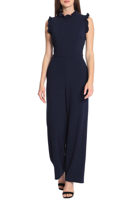 Ruffle Wide Leg Jumpsuit