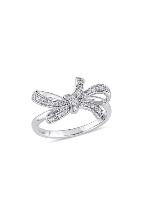 Anillo Arco de Diamantes - 0,15ct.
