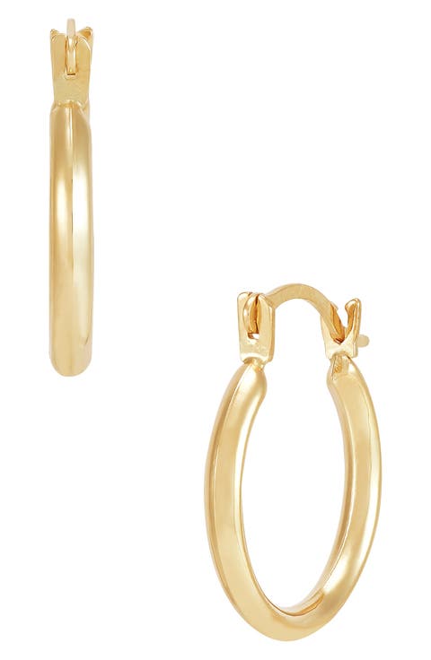 Knife Edge Hoop Earrings