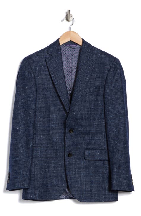 Abrigo deportivo Jarrow de corte slim en mezcla de lana (regular y largo)