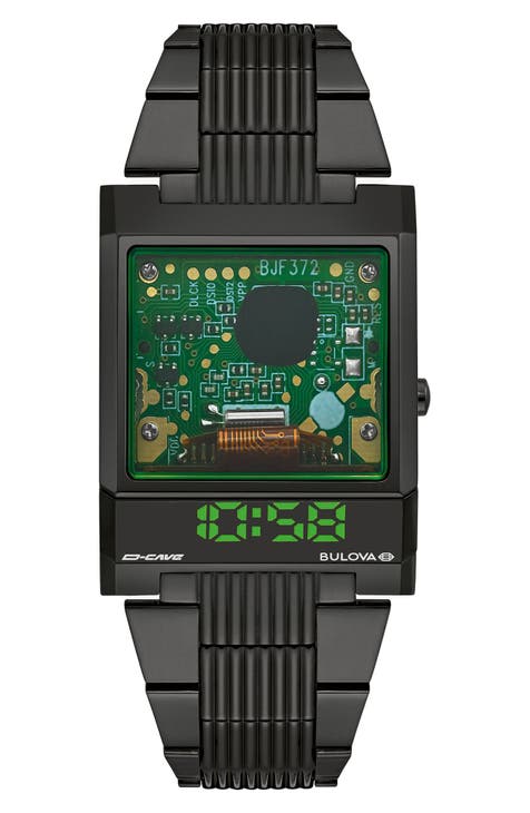 x Reloj con correa de silicona D-Cave Computron, 32 mm