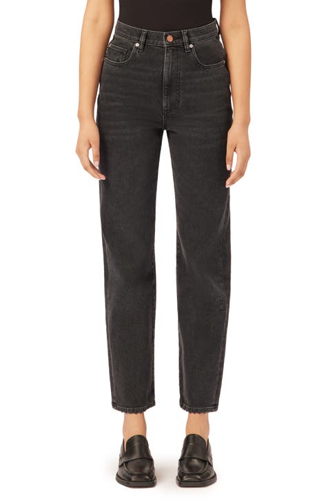 Vaqueros pitillo con tobillos y cintura alta Enora (Nightshade Vintage)