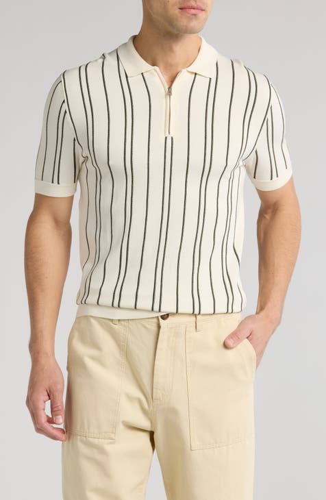Stripe Sweater Polo