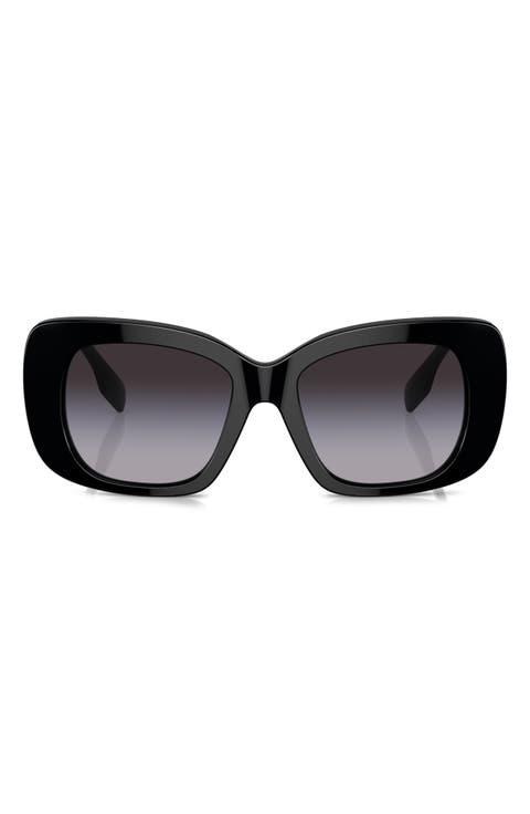 52mm Gradient Square Sunglasses