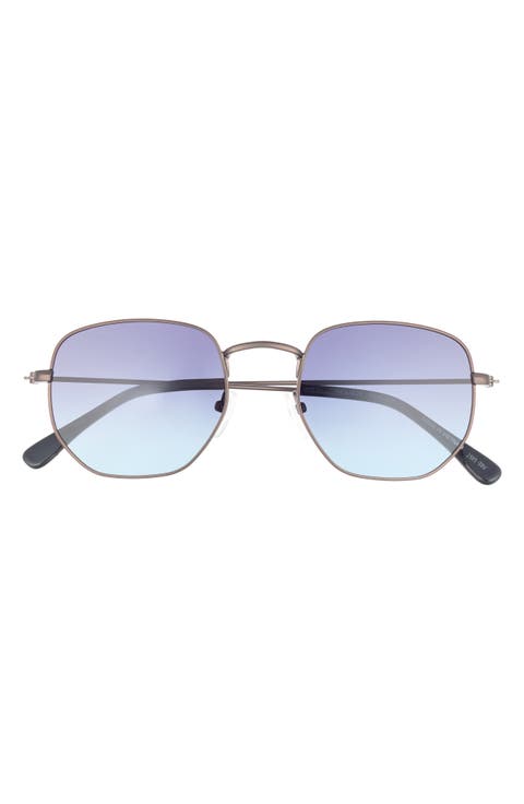 51mm Polarized Angular Round Sunglasses