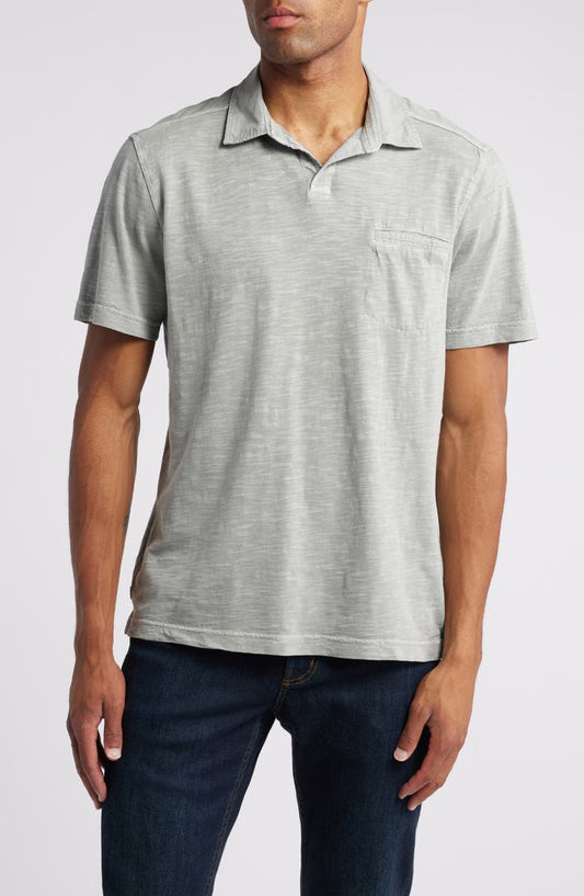 Beach Fade Cotton Slub Jersey Polo
