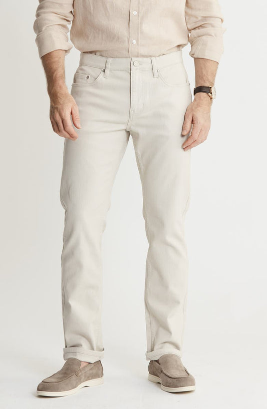 Bowery Straight Leg Denim Pants (Stone)