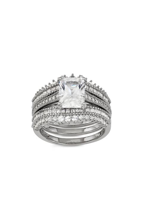 Set of 3 Sterling Silver Stackable Rings