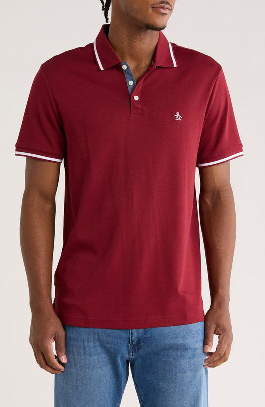 Tipped Cotton Interlock Polo