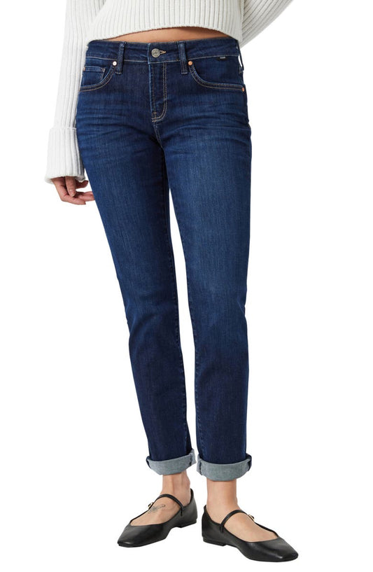 Emma Mid Rise Slim Boyfriend Jeans