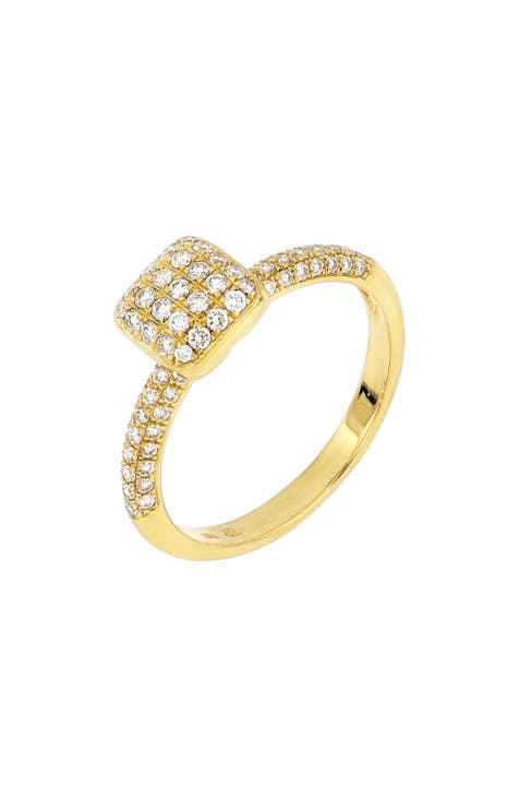 Anillo apilable de diamantes de oro de 18 quilates - 0,55 ct (Exclusivo Nordstrom)