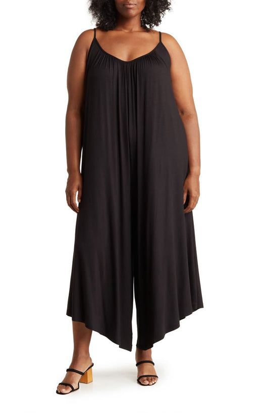 Jersey Tank Jumpsuit (Plus)