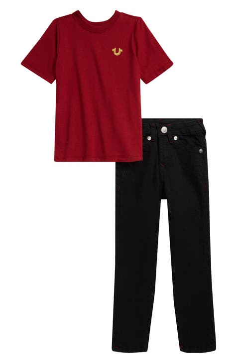 Conjunto de camiseta y vaqueros para niños (niño pequeño)