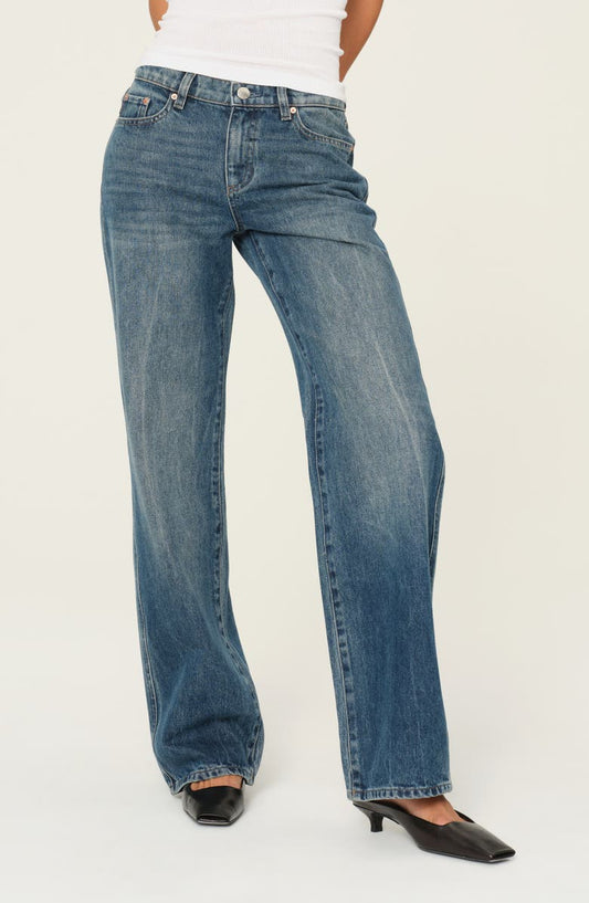 Drue Low Rise Straight Leg Jeans