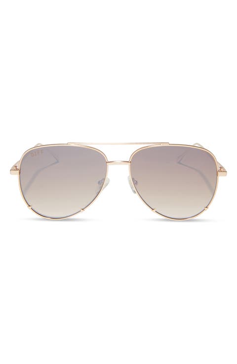 63mm Scarlett Aviator Sunglasses