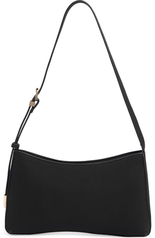 Faux Suede Shoulder Bag