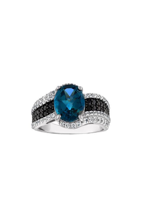 London Blue Topaz Cocktail Ring