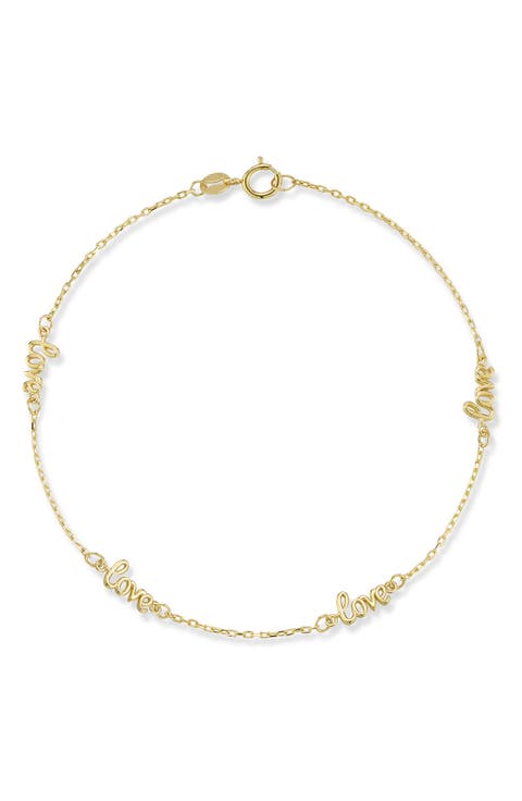 14K Gold Love Bracelet