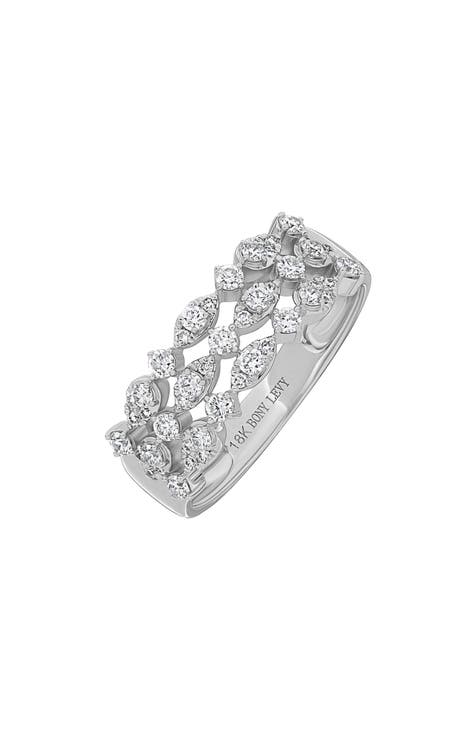 Anillo Maya con banda ancha de diamantes (Exclusivo Nordstrom)