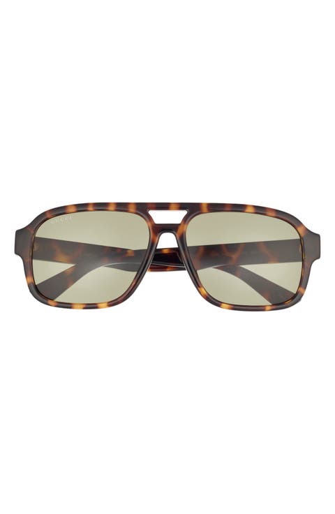 59mm Aviator Sunglasses