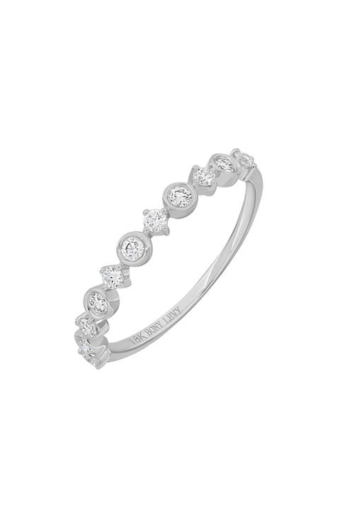 Anillo apilable de diamantes Monaco - 0,25 ct (Exclusivo Nordstrom)