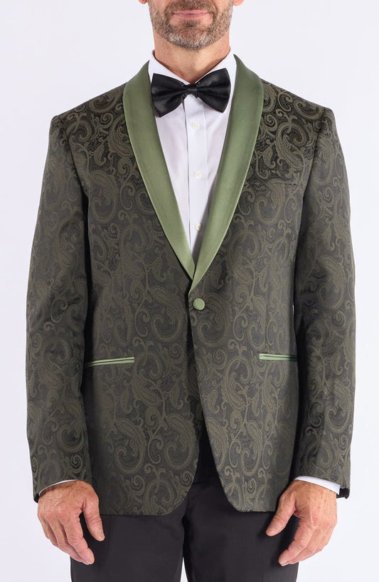 Paisley Jacquard Evening Jacket
