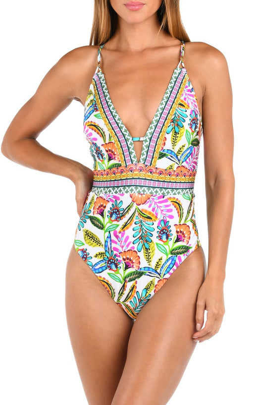 Jungle Plunge One-Piece Swimsuit