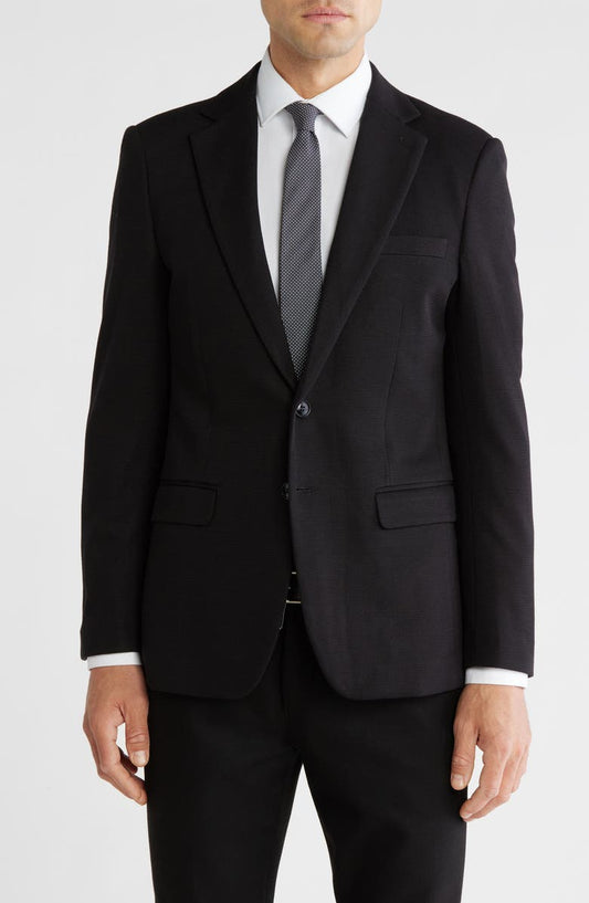 Solid Slim Fit Blazer