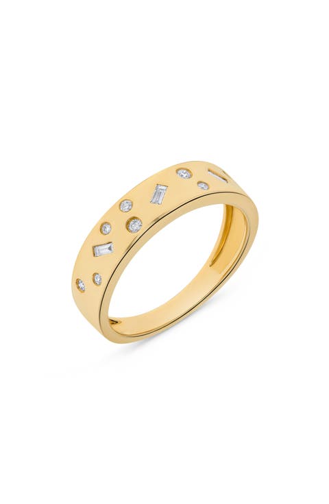 Diamond Mosaic Ring