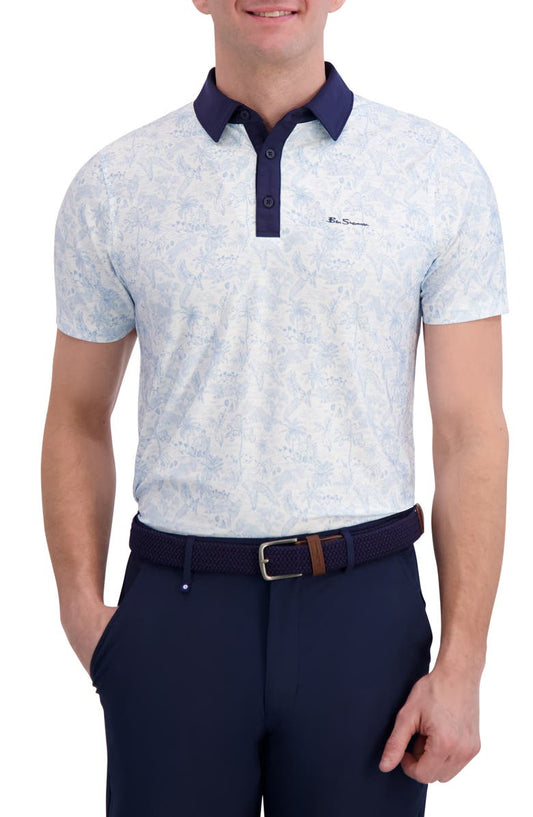 Island Hopping Tech Jersey Golf Polo