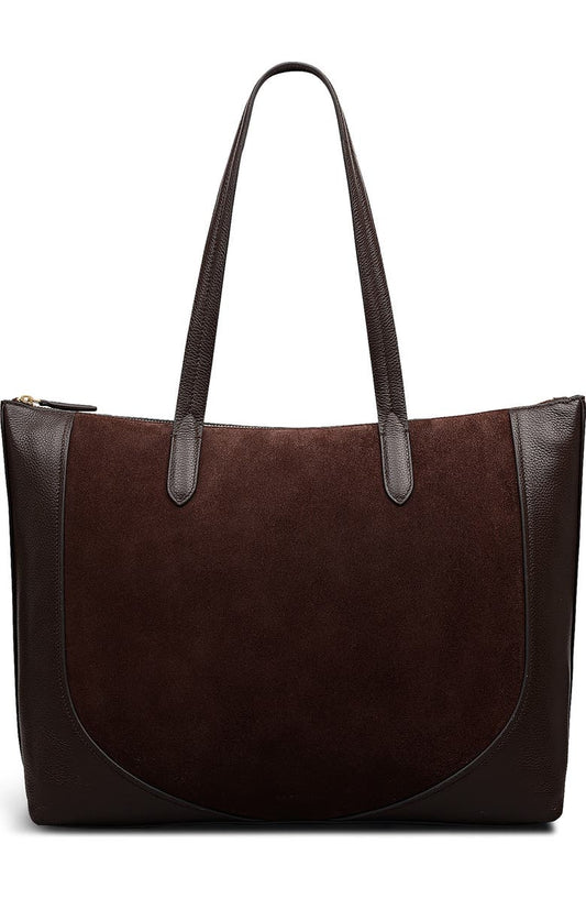 Wood Park Large Suede Tote Bag