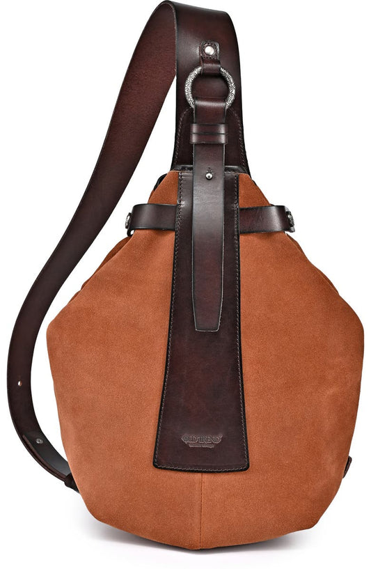 Daisy Leather Trim Sling Bag