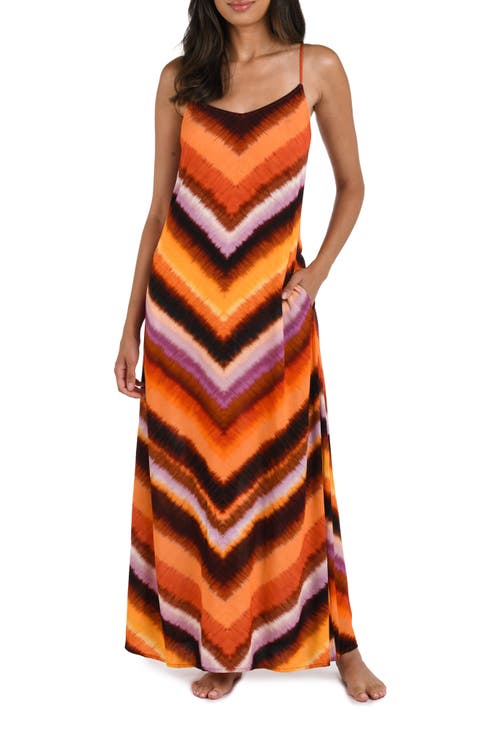 Horizon Crepe Cover-Up Dress