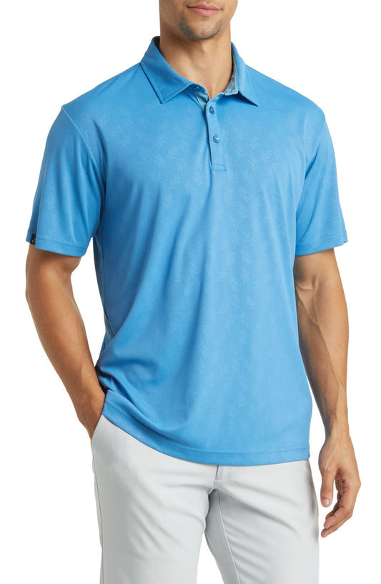 Barrett Botanical Print Golf Polo