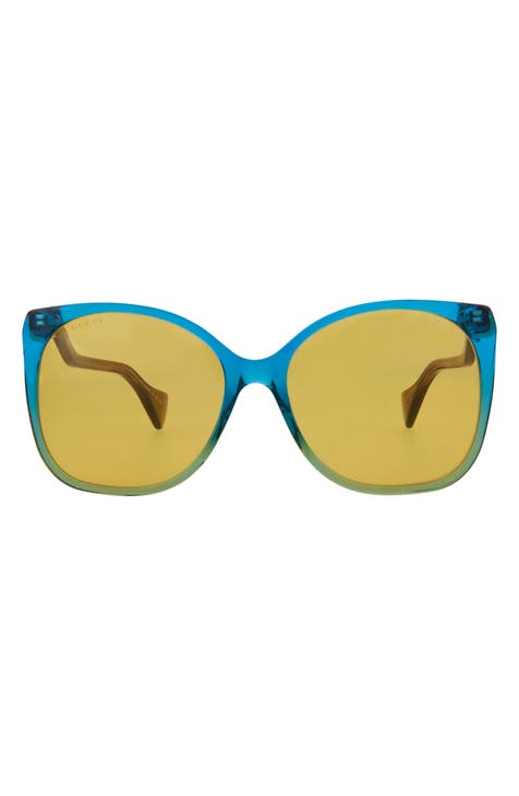 Gafas de sol cuadradas oversize de 60 mm