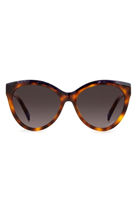 Gafas de sol Cat Eye degradadas de 57 mm