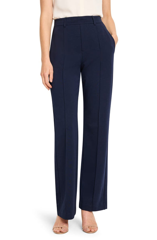 Pintuck Pleated Wide Leg Knit Pants (Regular & Petite)
