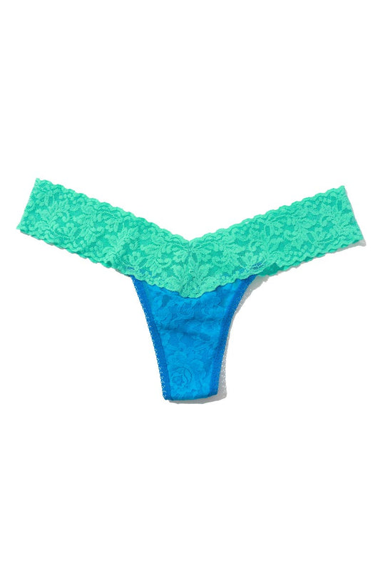 Signature Lace Low Rise Thong