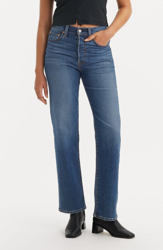 Ribcage High Waist Straight Leg Jeans