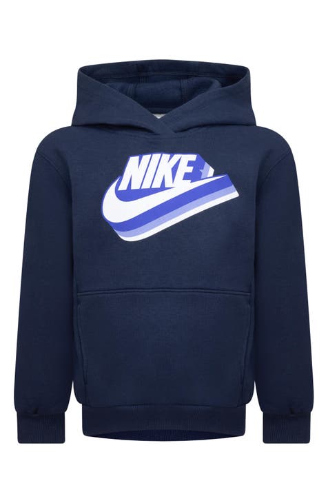 Sudadera con capucha con estampado gráfico Swoosh Futura para niños (niño pequeño)
