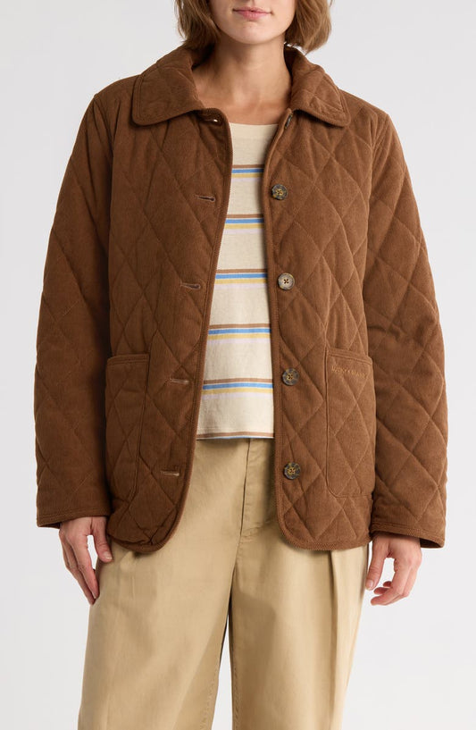 Quilted Corduroy Barn Jacket