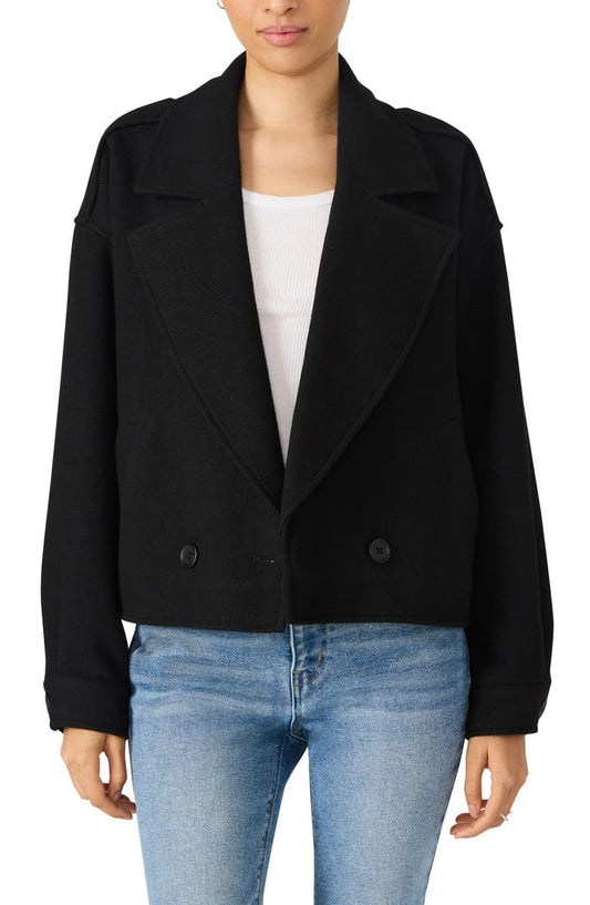 Double Breasted Crop Jacket