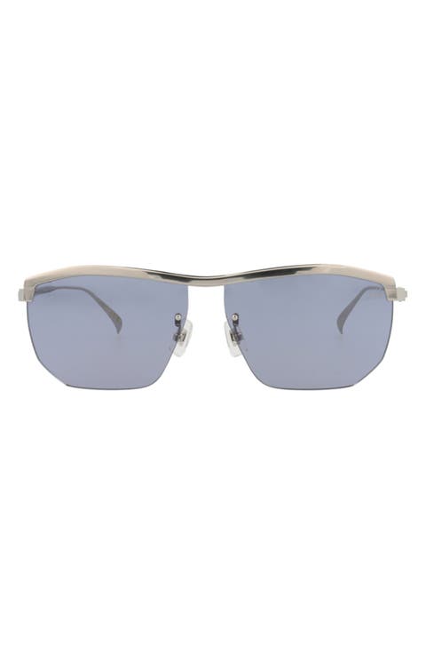 62mm Browline Sunglasses