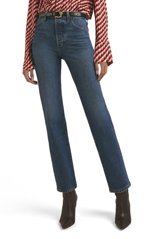 The Valentina High Waist Straight Leg Jeans