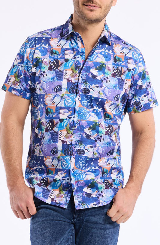 Broward Short Sleeve Cotton Dress Shirt