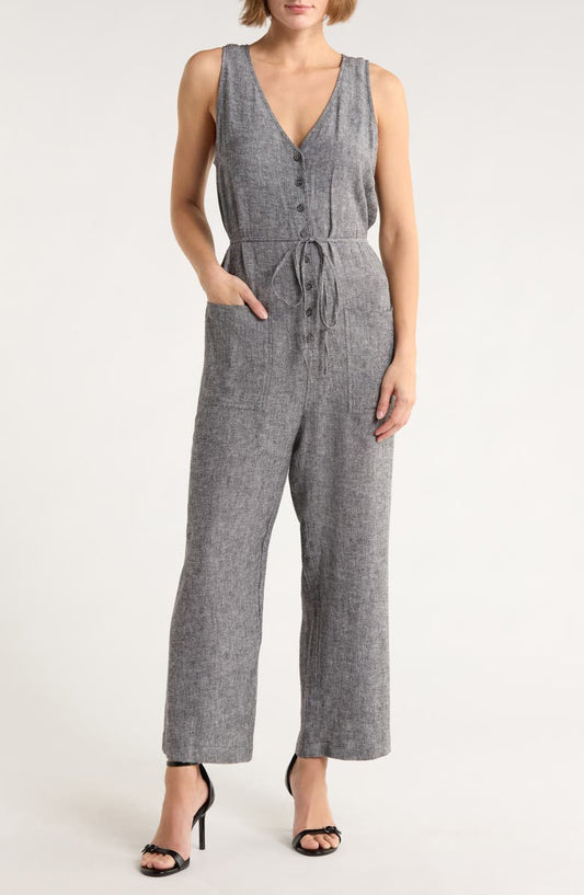 Linen Blend Jumpsuit