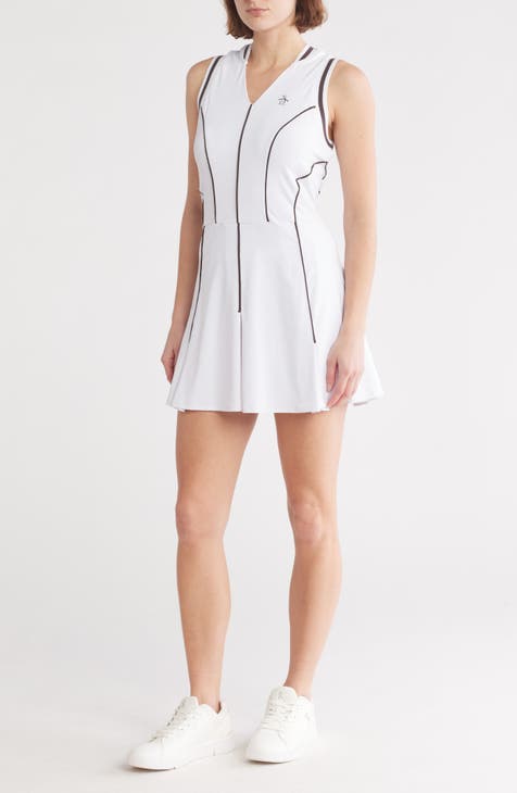 Vestido de tenis sin mangas con cuello en V