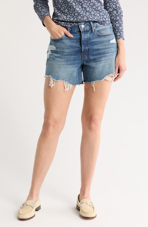 Shorts vaqueros con cortes de los años 90