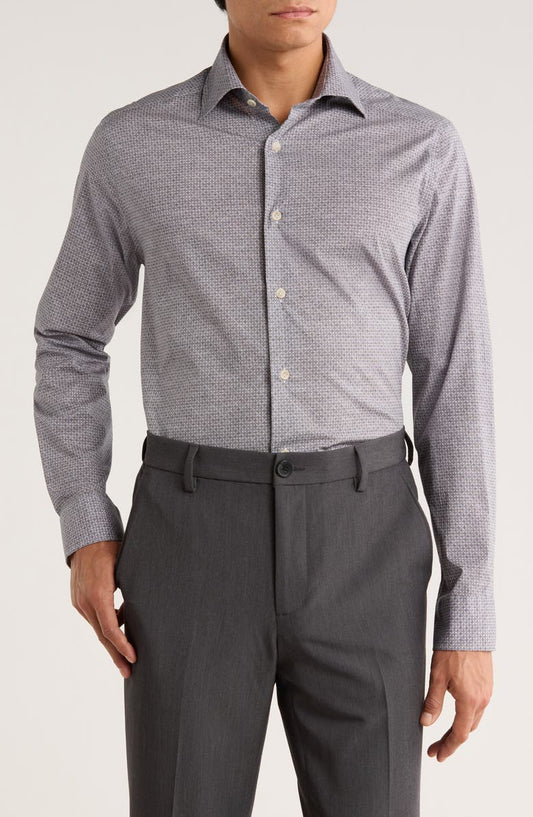 Bruce Stretch Cotton Dress Shirt