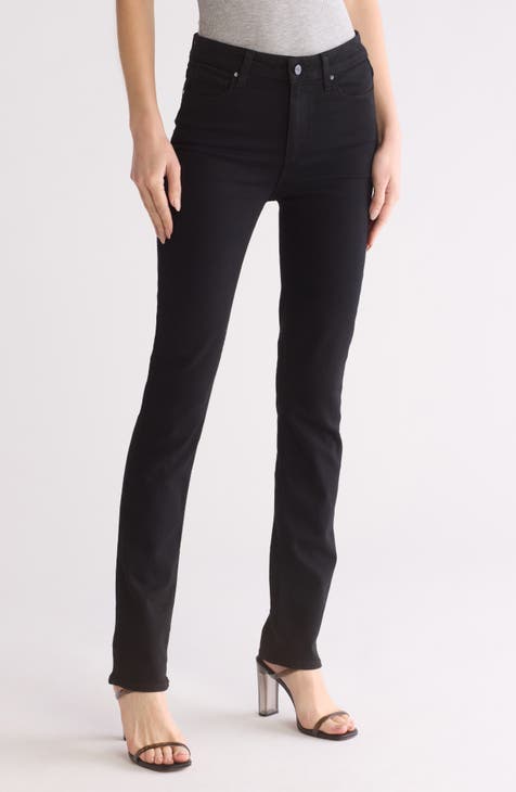 Vaqueros Hoxton de pierna recta (sombra negra)
